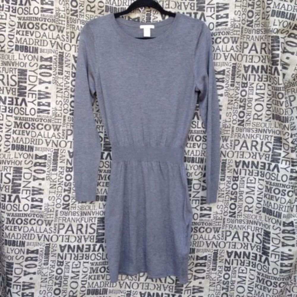 H&M basic womens sweater dress size S